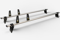 2 Ulti Bar+ Aluminium Roof Rack Bars For The Mwb Low Roof Ford Transit 2000 Up To 2014 - VG49-2